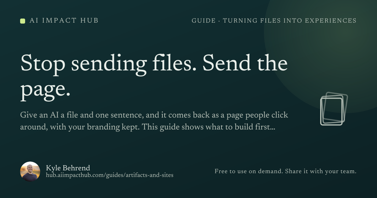 The preview card for this page: what people see when the link is pasted.